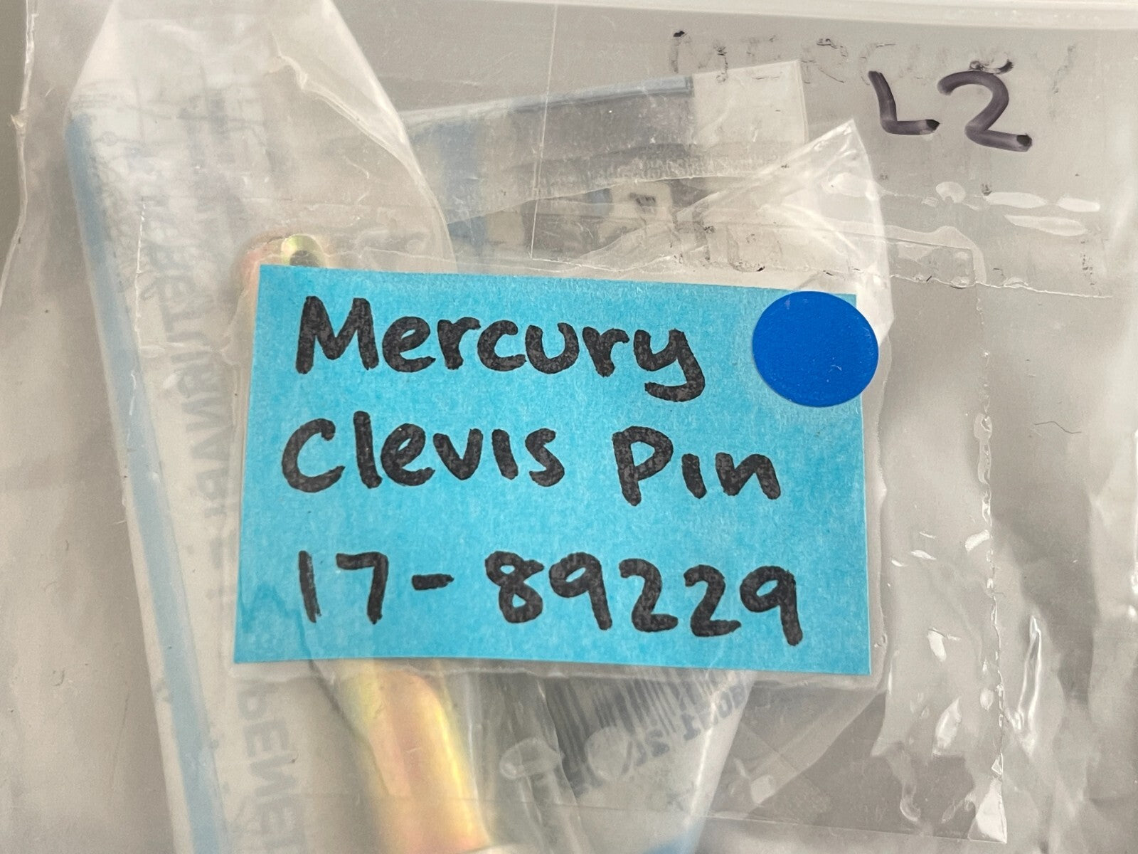 *NEW OEM* (LOT OF 2) 0810 Mercury Quicksilver Clevis Pin 17-89229