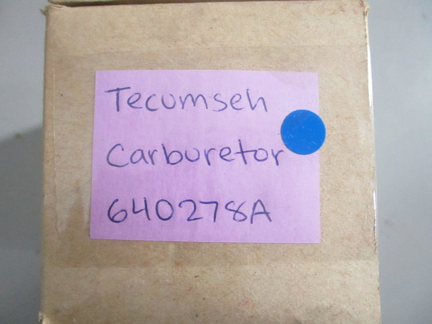 NEW OEM 640278A Tecumseh Carburetor 0820