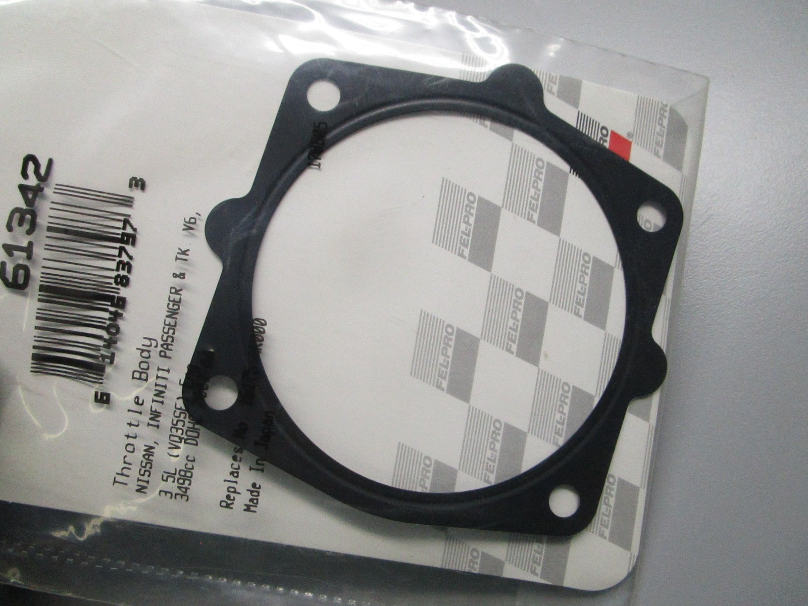 *NEW* 0810 Fel-Pro Throttle Body Gasket 61342 Replaces: 16175-AR000