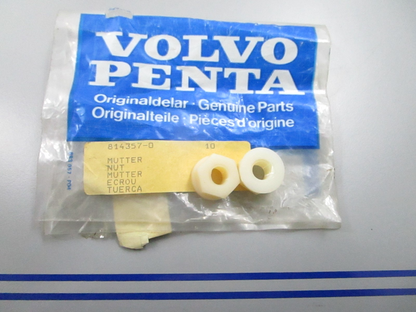 *NEW OEM* (LOT OF 2) 0810 Volvo Penta Nut 814357
