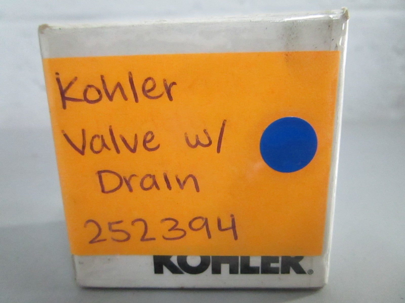 NEW OEM 252394 Kohler Valve w/ Drain 0820