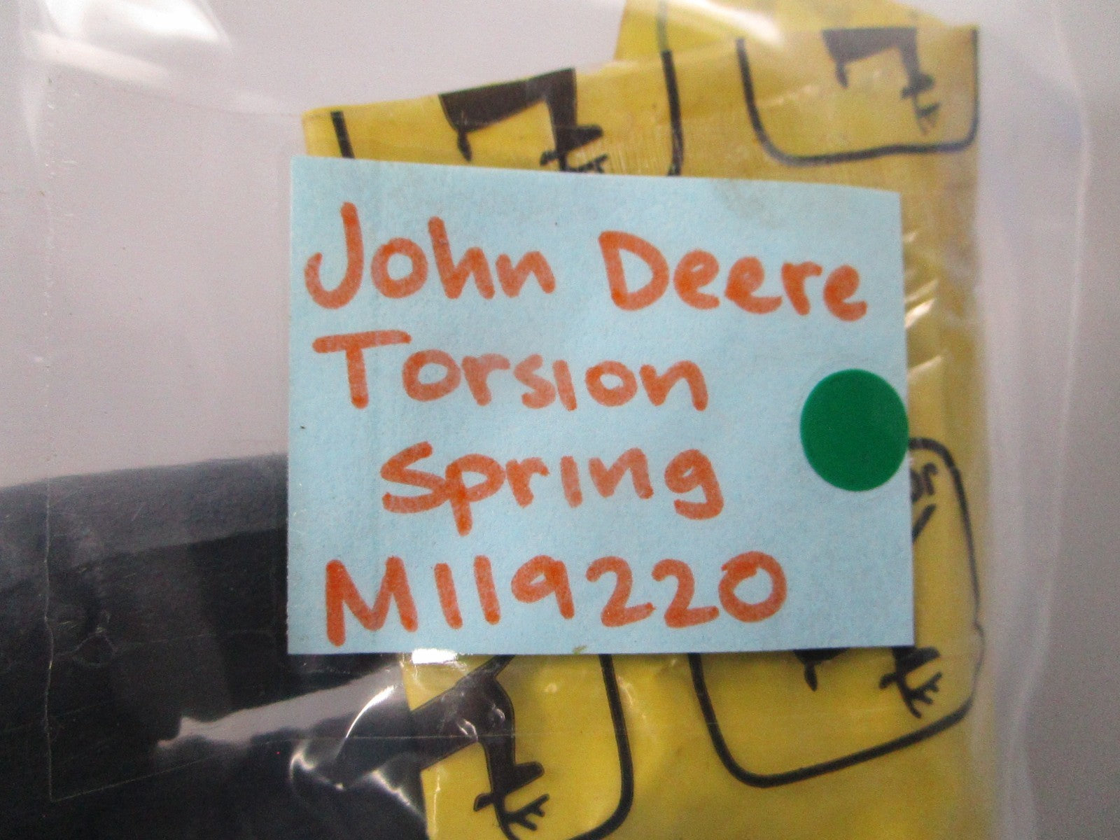 NEW OEM M119220 John Deere Torsion Spring 0810