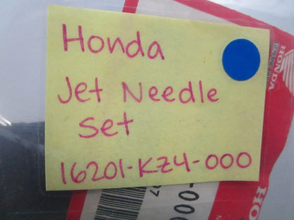 *NEW OEM* 0810 Honda Jet Needle Set 16201-KZ4-000