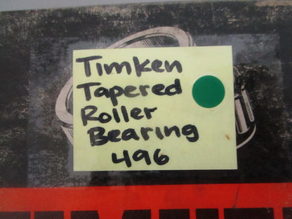 NEW OEM 496 Timken Tapered Roller Bearing 0820