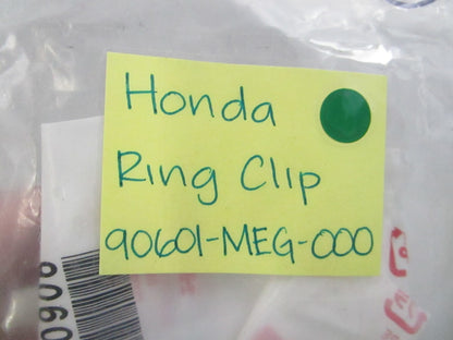 NEW OEM 90601-MEG-000 Honda Ring Clip 0810
