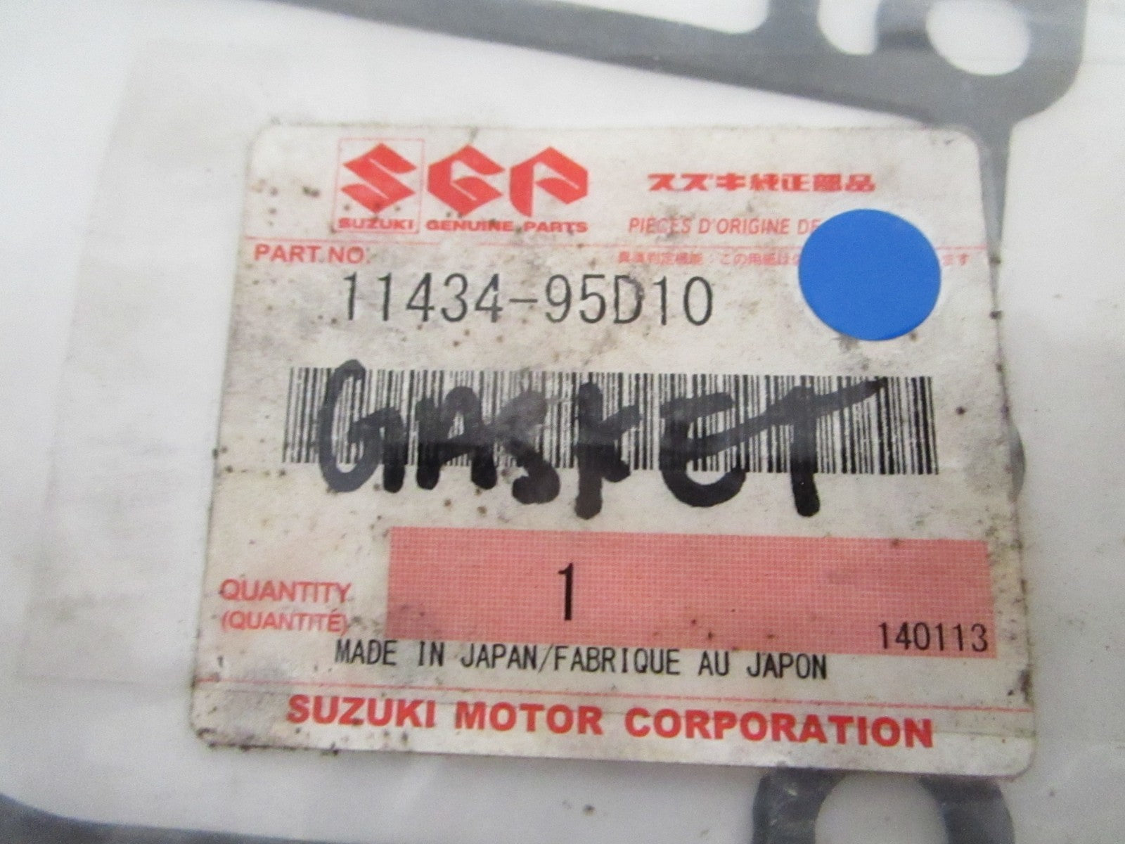 *NEW OEM* 0720 Suzuki Gasket 11434-95D10