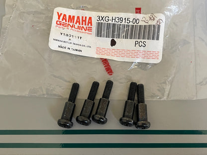 NEW OEM (LOT OF 5) 3XG-113915-00-00 Yamaha Lever Fitting Screw 0810