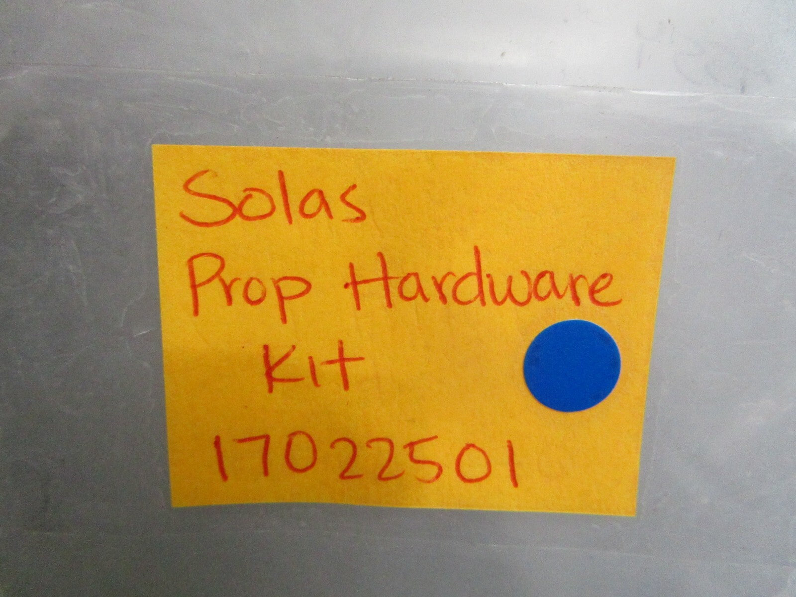 *NEW* 0820 Solas Propeller Hardware Kit 17022501