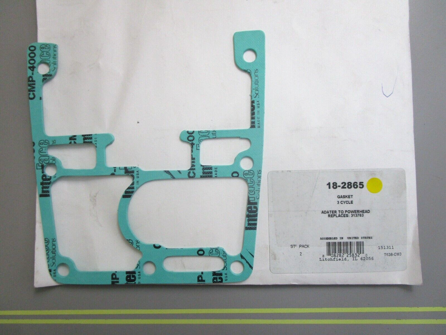 *NEW* 0810 Sierra Gasket 18-2865 Replaces: 313763