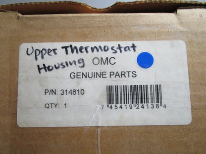 *NEW OEM* 0810 OMC Johnson Evinrude Upper Thermostat Housing 314810 0314810