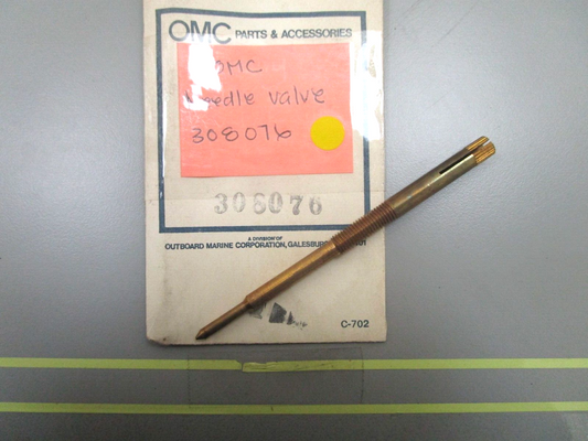 *NEW OEM* 0750 OMC Johnson Evinrude NEEDLE VALVE 308076 0308076