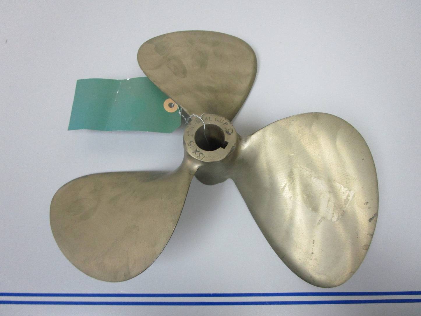 *NEW OEM* 0720 Dyna-jet Cupped Nibral 3 Blade 13x 15 RH  1" SAE Propeller 207094