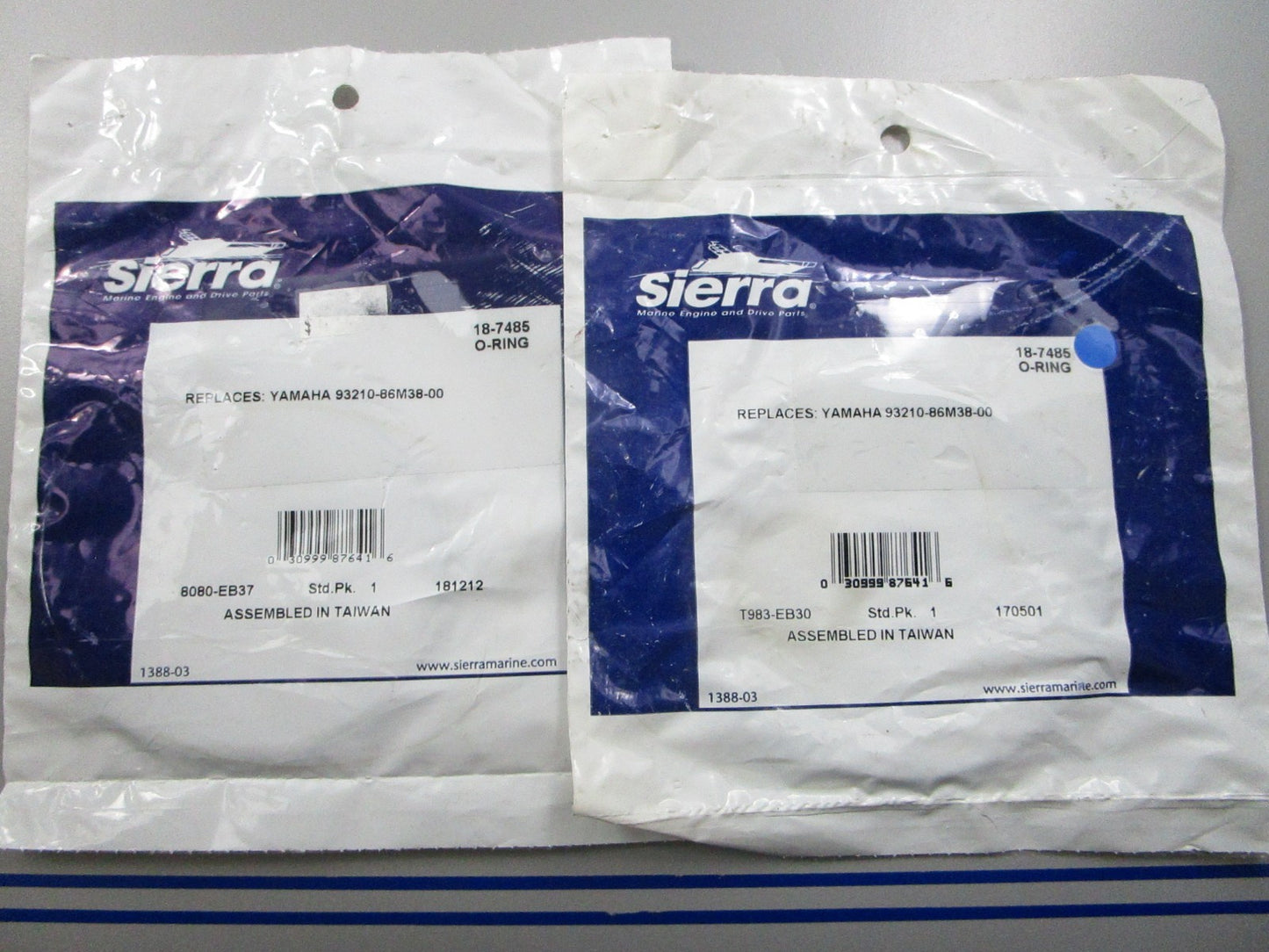 *NEW* (LOT OF 2) 0810 Sierra O-Ring 18-7485 Replaces: Yamaha 93210-86M38-00