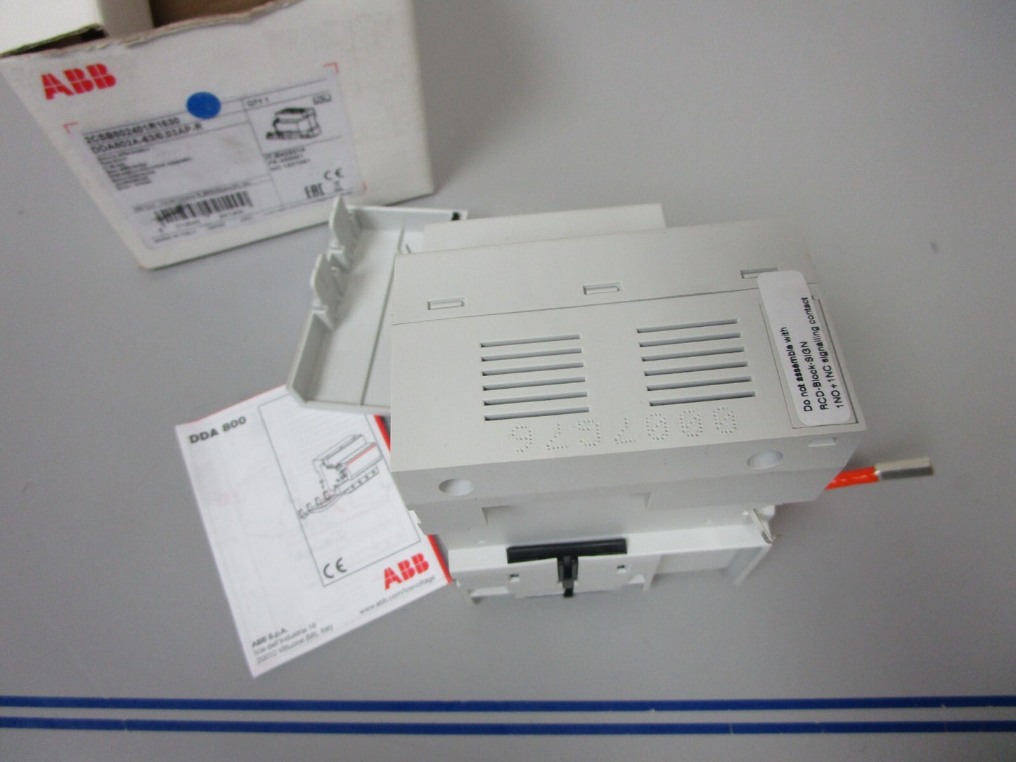 *NEW* 0720 ABB Block DDA802A-63/0.03AP-R