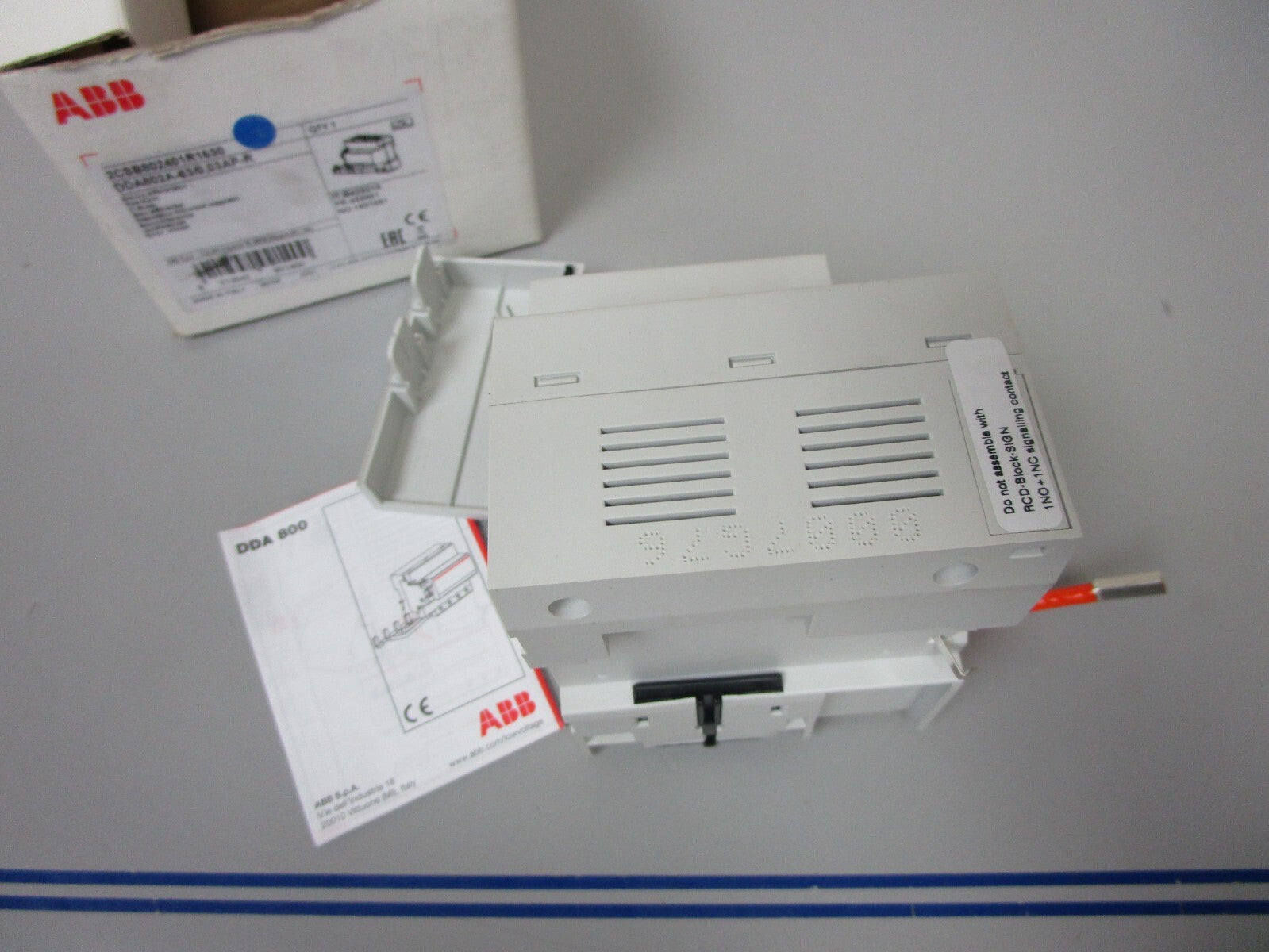*NEW* 0720 ABB Block DDA802A-63/0.03AP-R