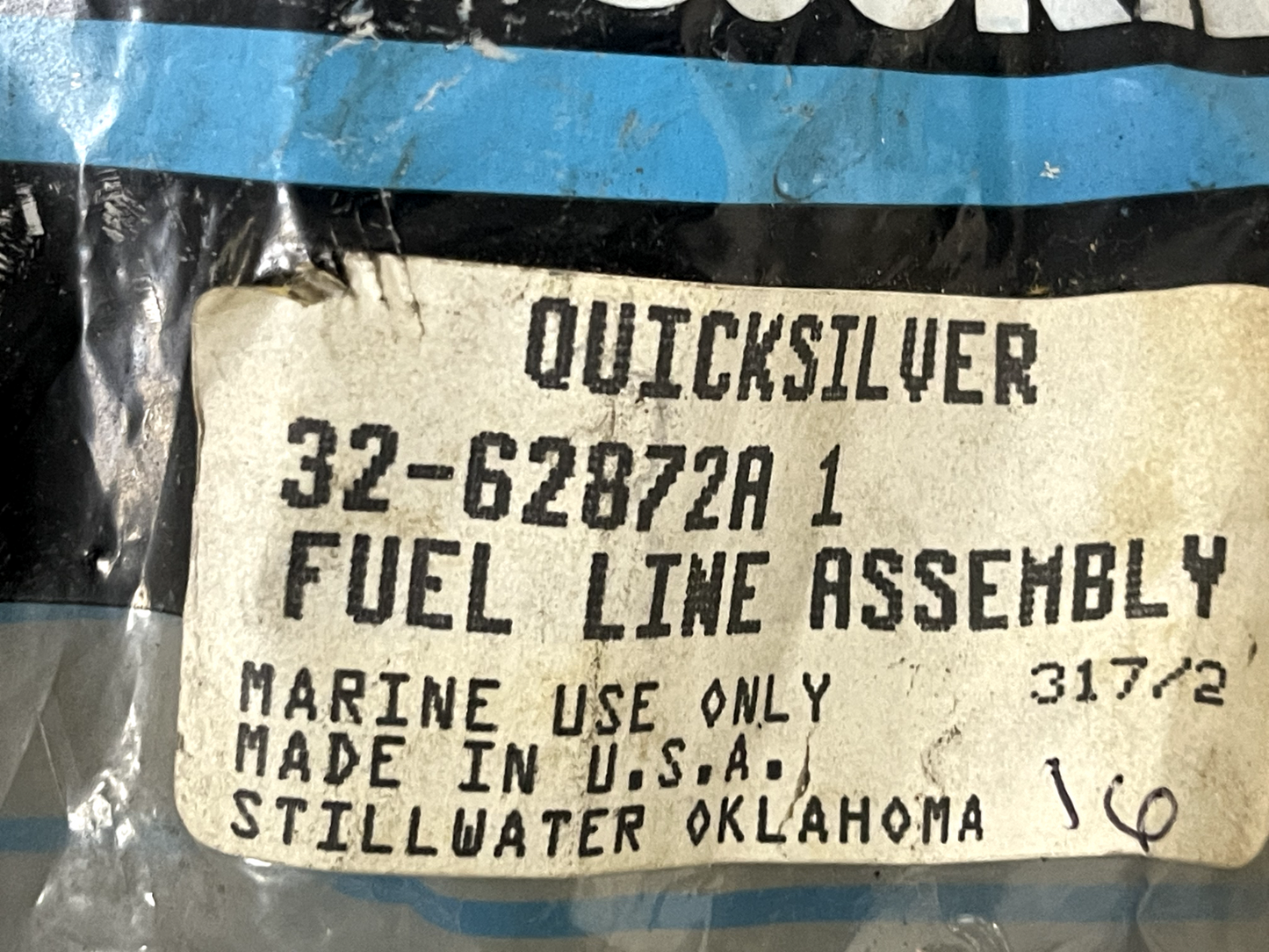 *NEW OEM* 0670 Mercury Quicksilver Fuel Line Assembly 32-62872A1 62872A1