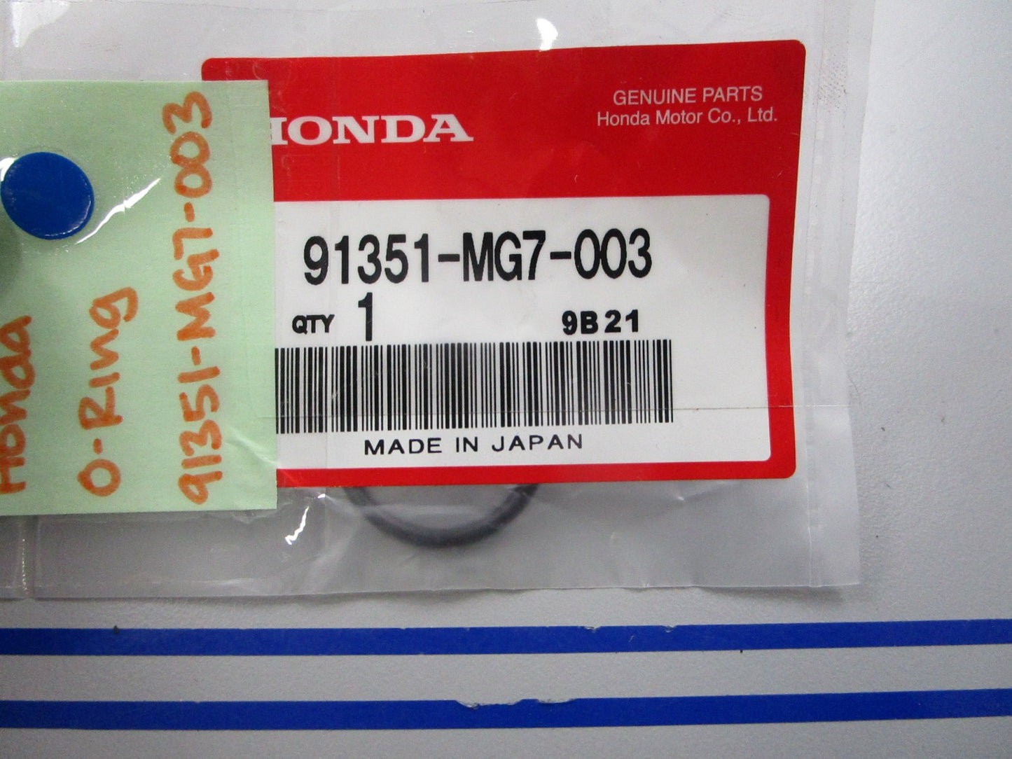 *NEW OEM* 0810 Honda O-Ring 91351-MG7-003
