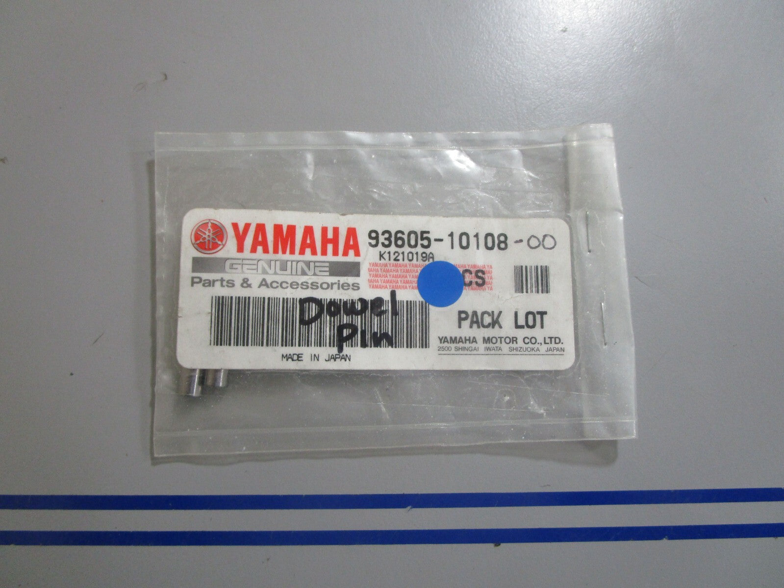 *NEW OEM* (LOT OF 5) 0770 Yamaha Dowel Pin 93605-10108-00