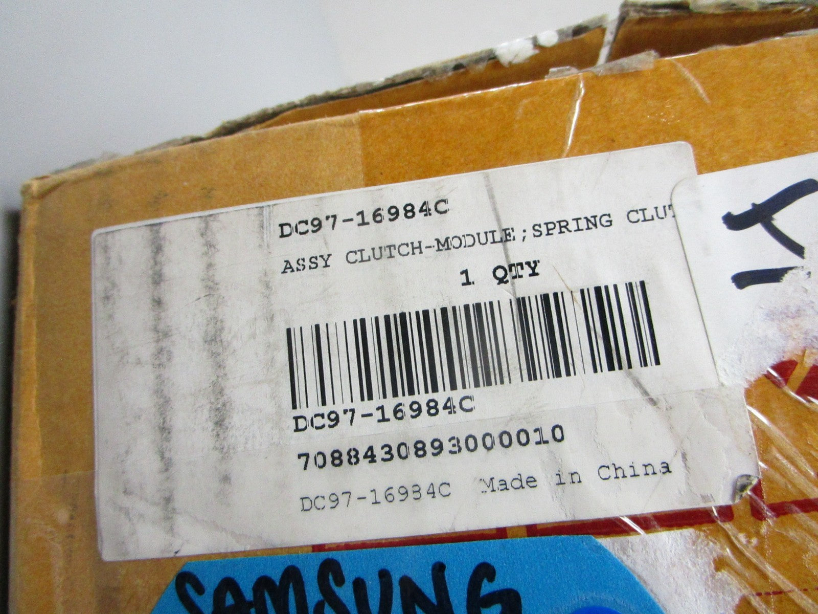 *NEW OEM* 0720 Samsung Washer Spring Clutch Module DC97-16984C
