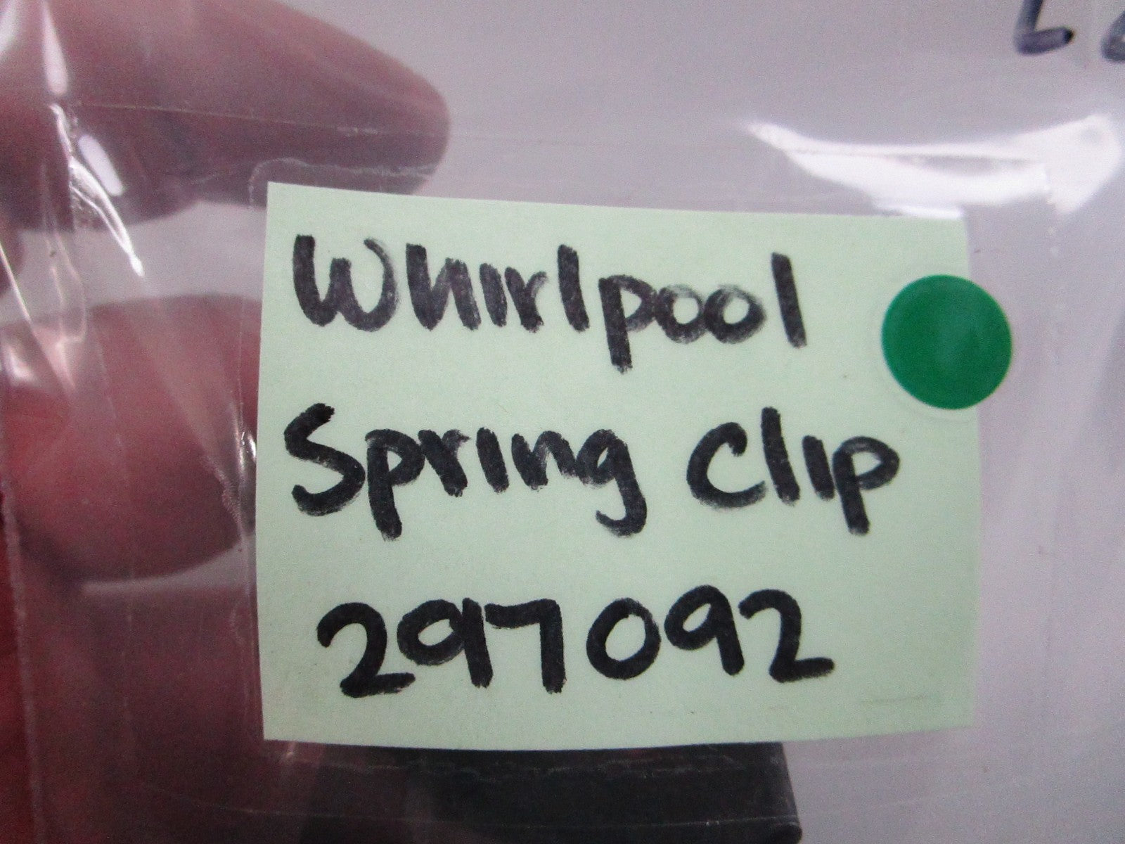 NEW OEM (LOT OF 2) 297092 Whirlpool Spring Clip 0810
