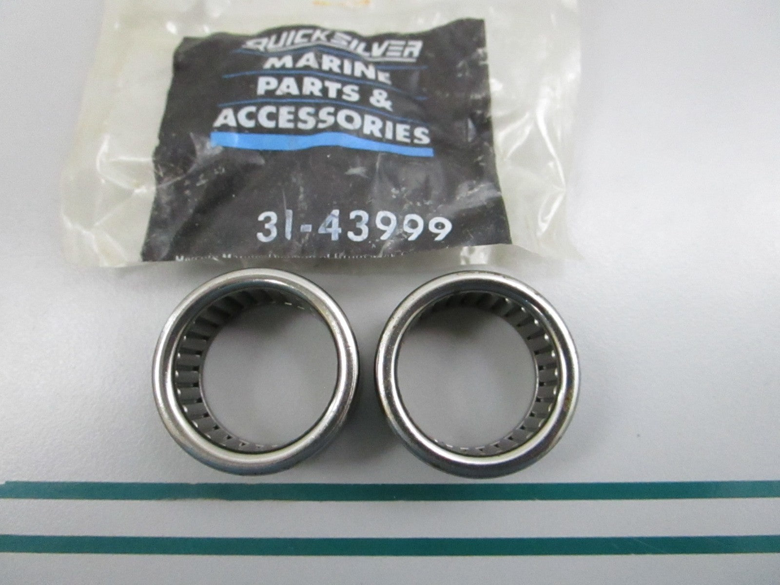 NEW OEM (LOT OF 2) 31-43999 Mercury Quicksilver Roller Bearing 0810