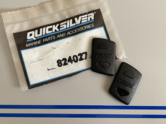 *NEW OEM* (LOT OF 2) 0810 Mercury Quicksilver Trim Switch Cap 824027