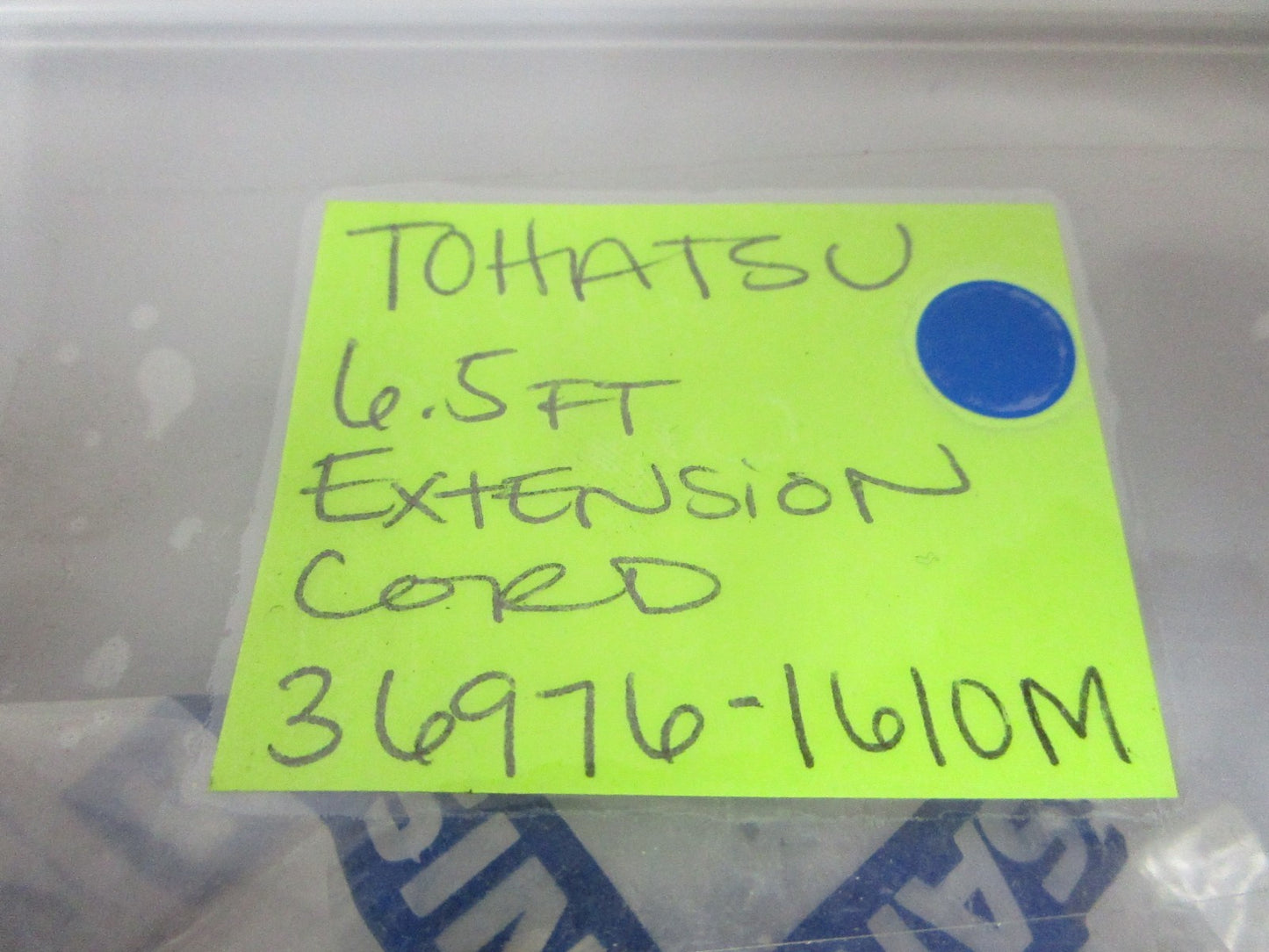 *NEW OEM* 0720 Tohatsu Nissan 6.5'Ft Extension Cord 36976-1610M