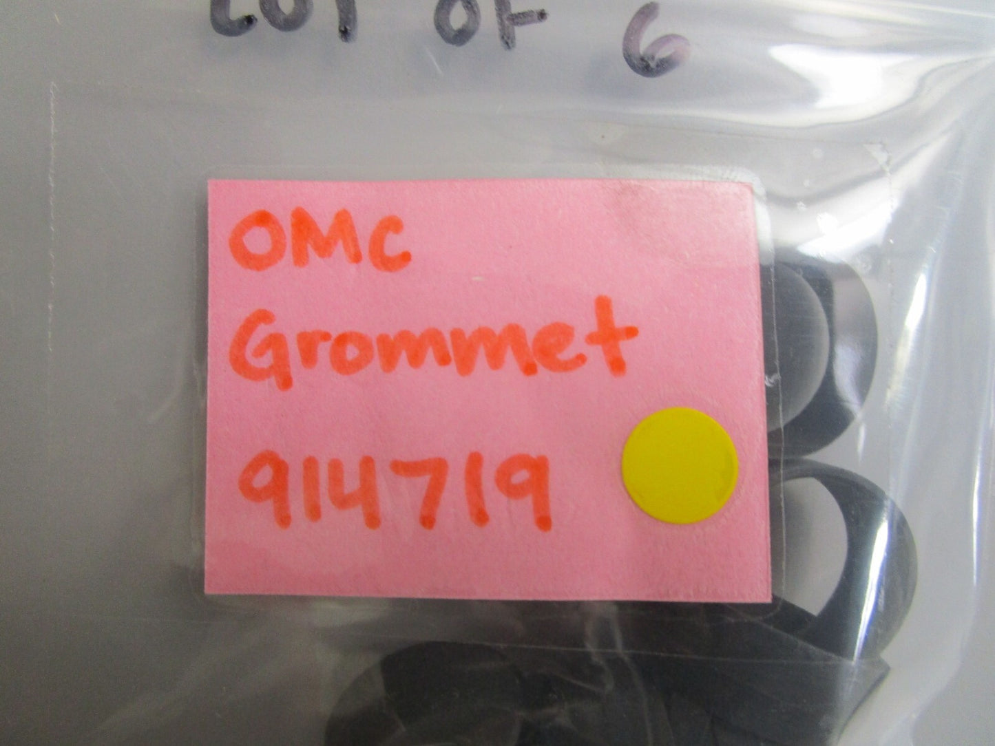 *NEW OEM* (LOT OF 6) 0770 OMC Johnson Evinrude Grommet 914719 0914719