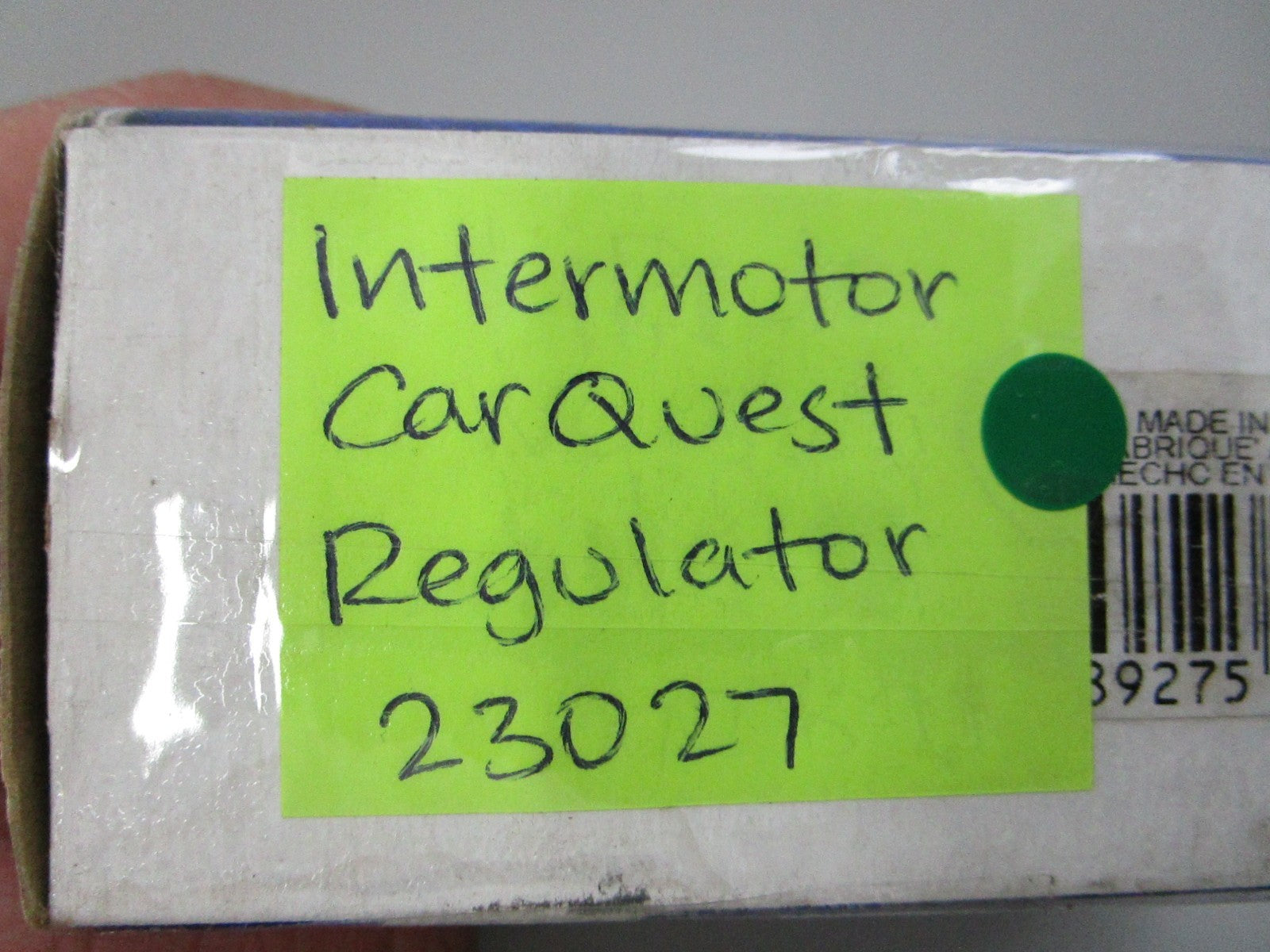 NEW 23027 Intermotor CarQuest Regulator 0810