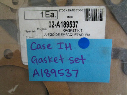 *NEW OEM* 0820 Case IH Gasket Set A189537
