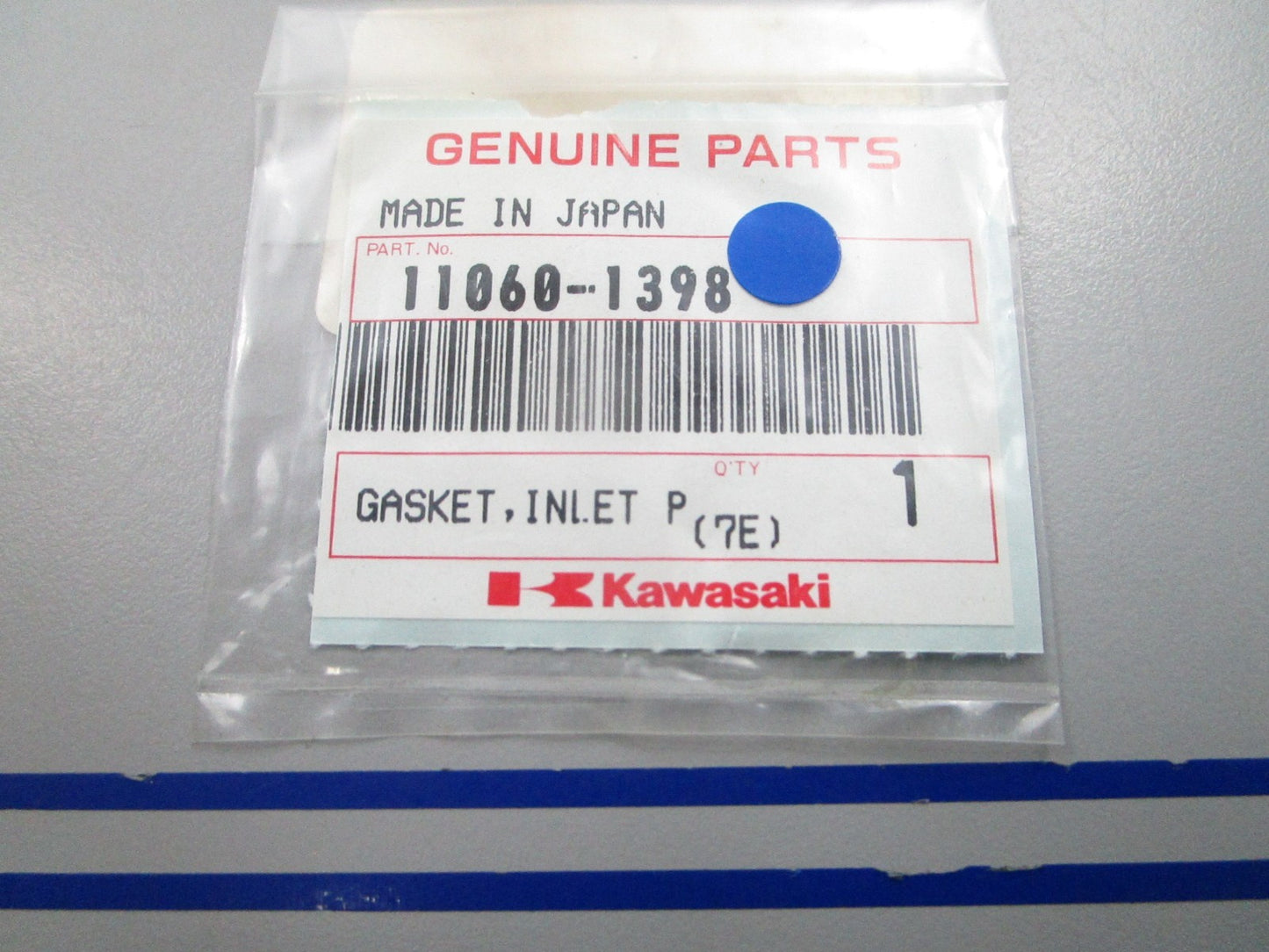 NEW OEM Kawasaki 11060-1398 Inlet Pipe Gasket 0810