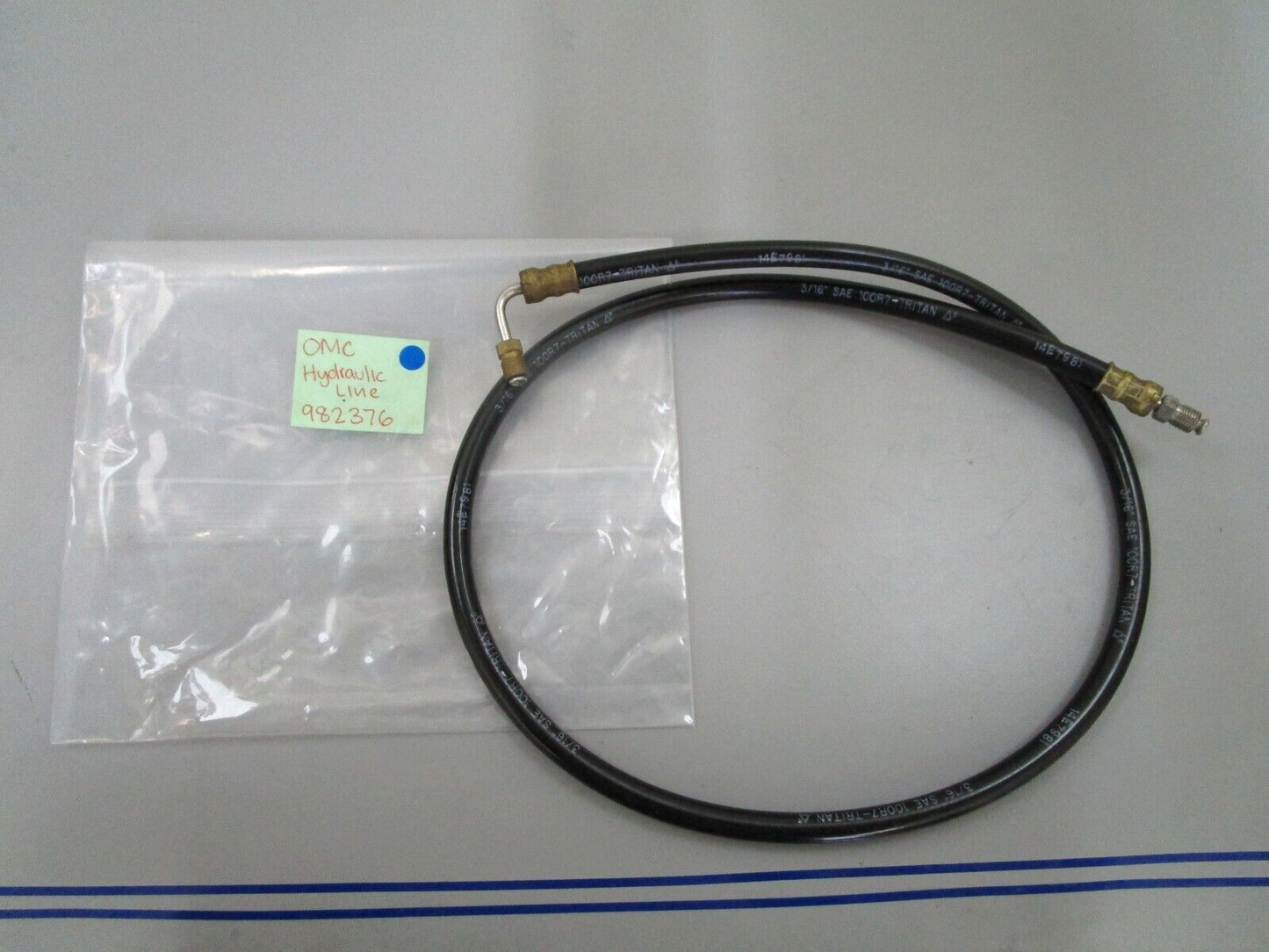 *NEW OEM* 0810 OMC Johnson Evinrude Hydraulic Line 982376 0982376