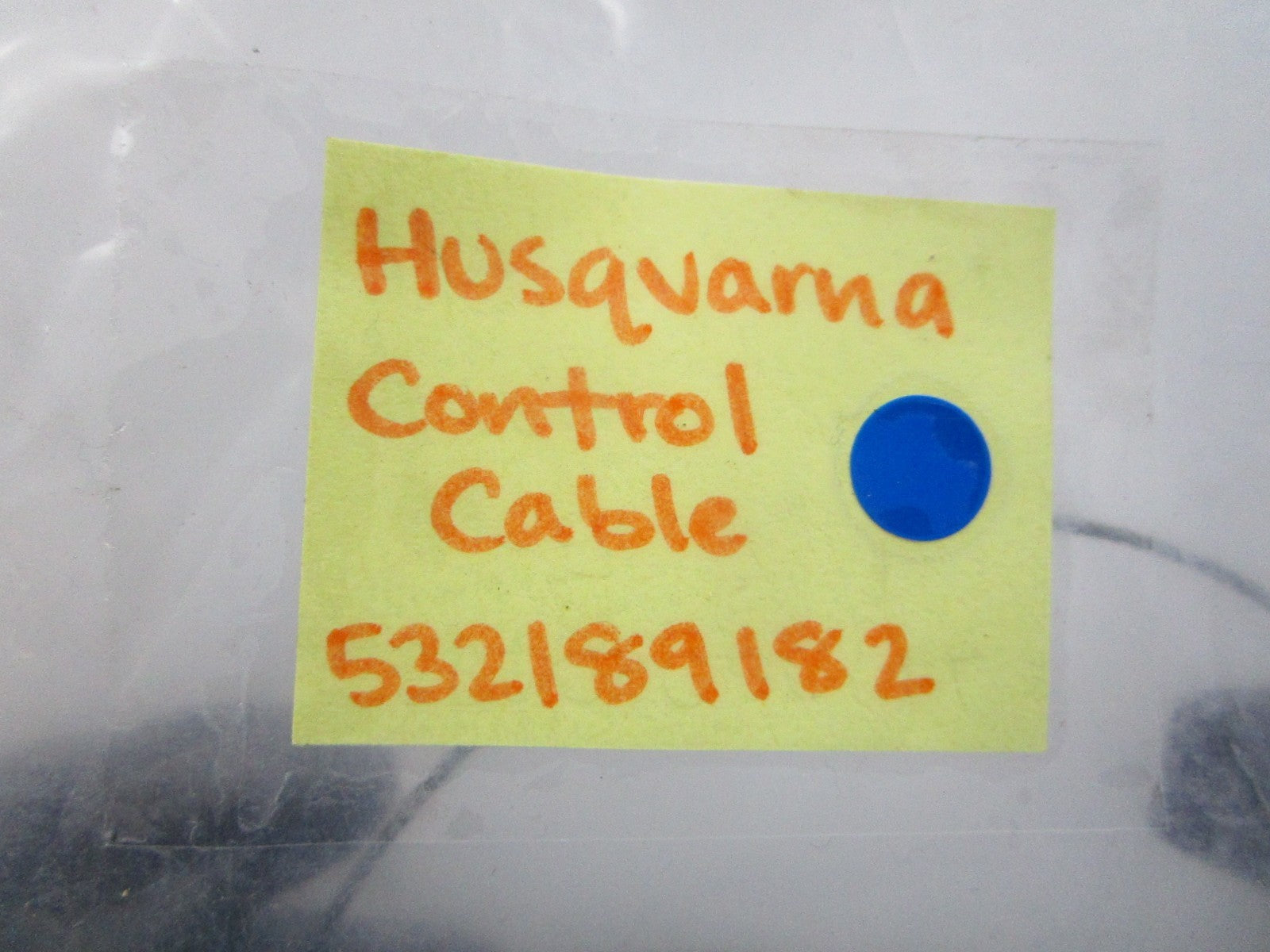 NEW OEM 532189182 Husqvarna Control Cable 0810