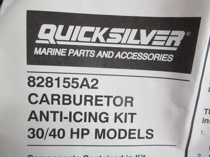 NEW OEM 828155A2 Mercury Quicksilver Carburetor Anti-Icing Kit 0820