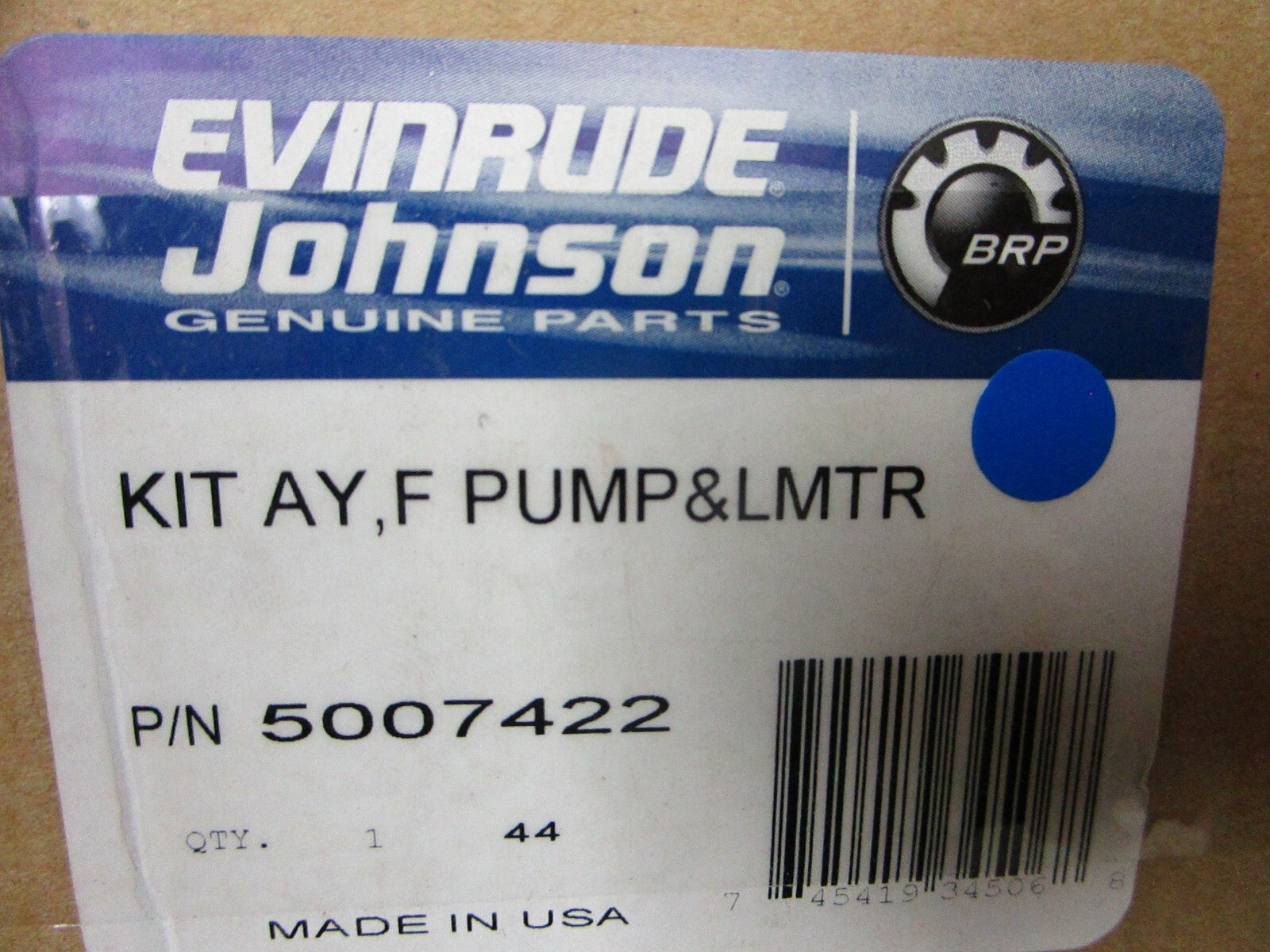 *NEW OEM* 0720 OMC Johnson Evinrude Fuel Pump Kit 5007422