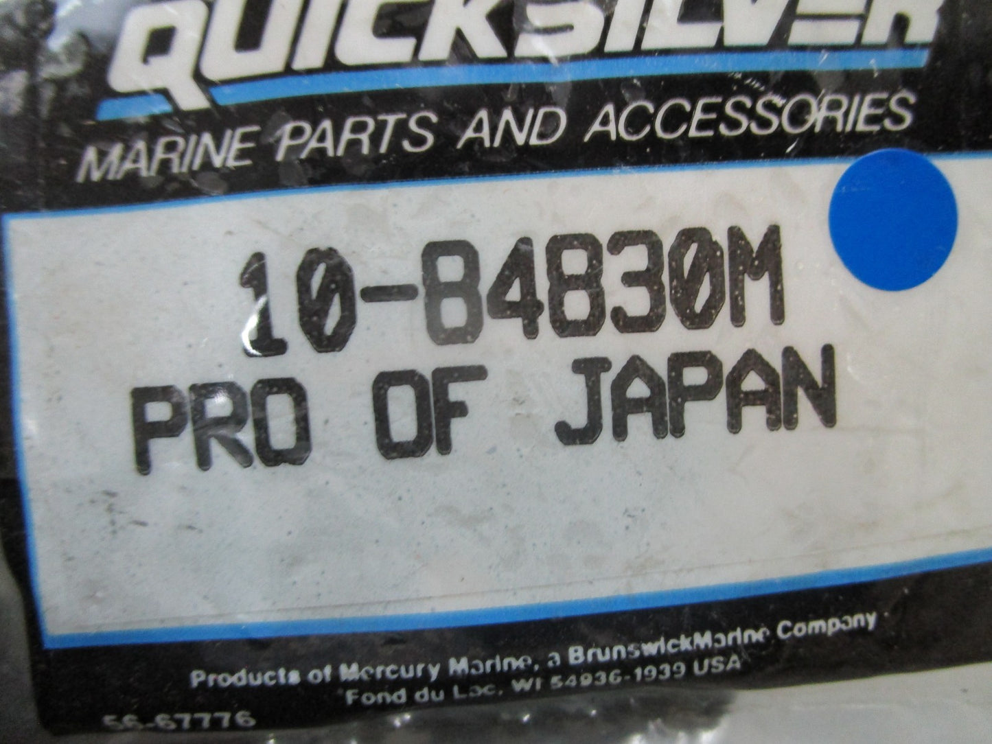 *NEW OEM* 0810 Mercury Quicksilver Bolt 10-84830M