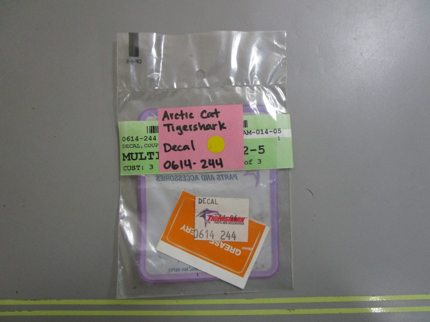 *NEW OEM* 0810 Arctic Cat Tigershark Decal 0614-244