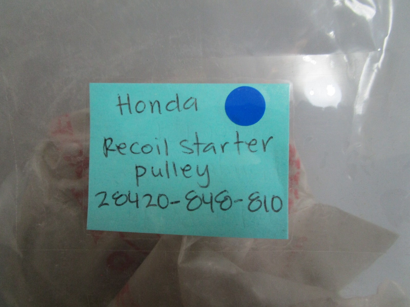 *NEW OEM* 0720 Honda Recoil Starter Pulley Assembly 28420-848-810