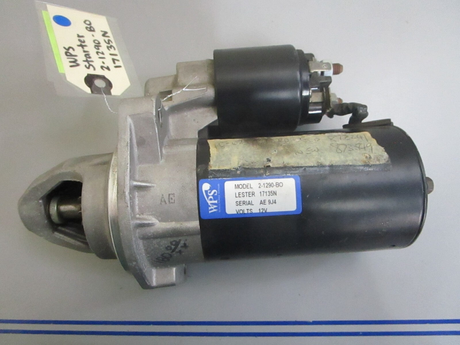 *NEW* 0820 WPS Starter 2-1290-B0 17135N Replaces: 872241 873719