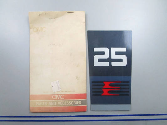 *NEW OEM* 0810 OMC Johnson Evinrude Decal 210473 0210473