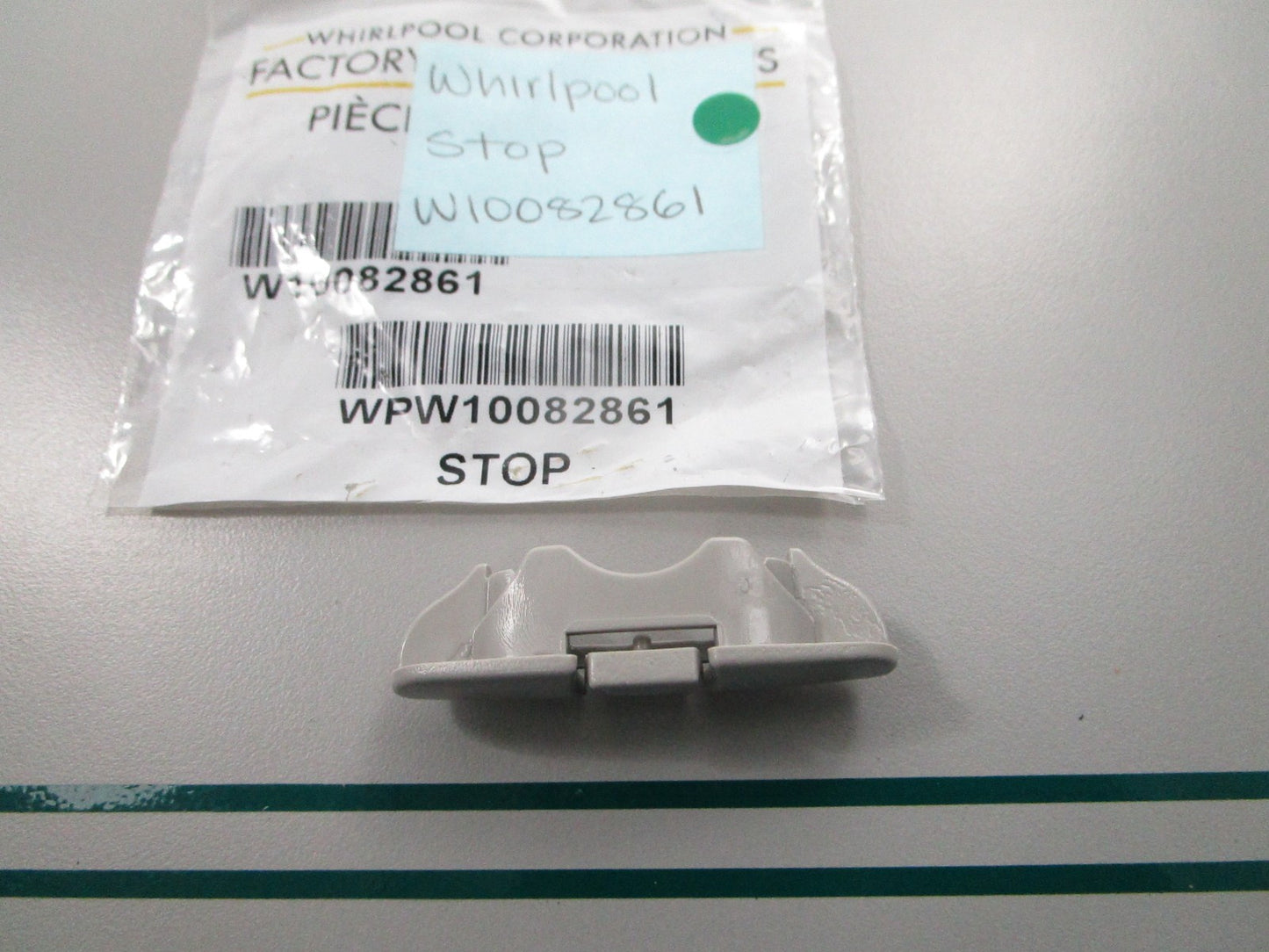 NEW OEM W10082861 Whirlpool Stop 0810