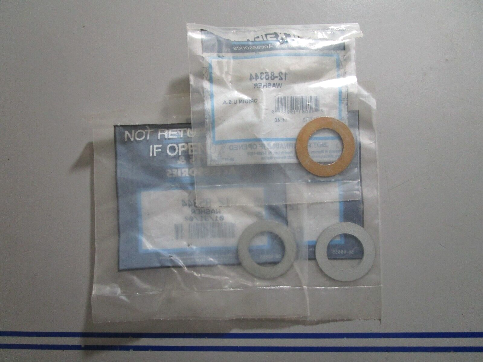 *NEW OEM* (LOT OF 3) 0810 Mercury Quicksilver Washer 12-85344