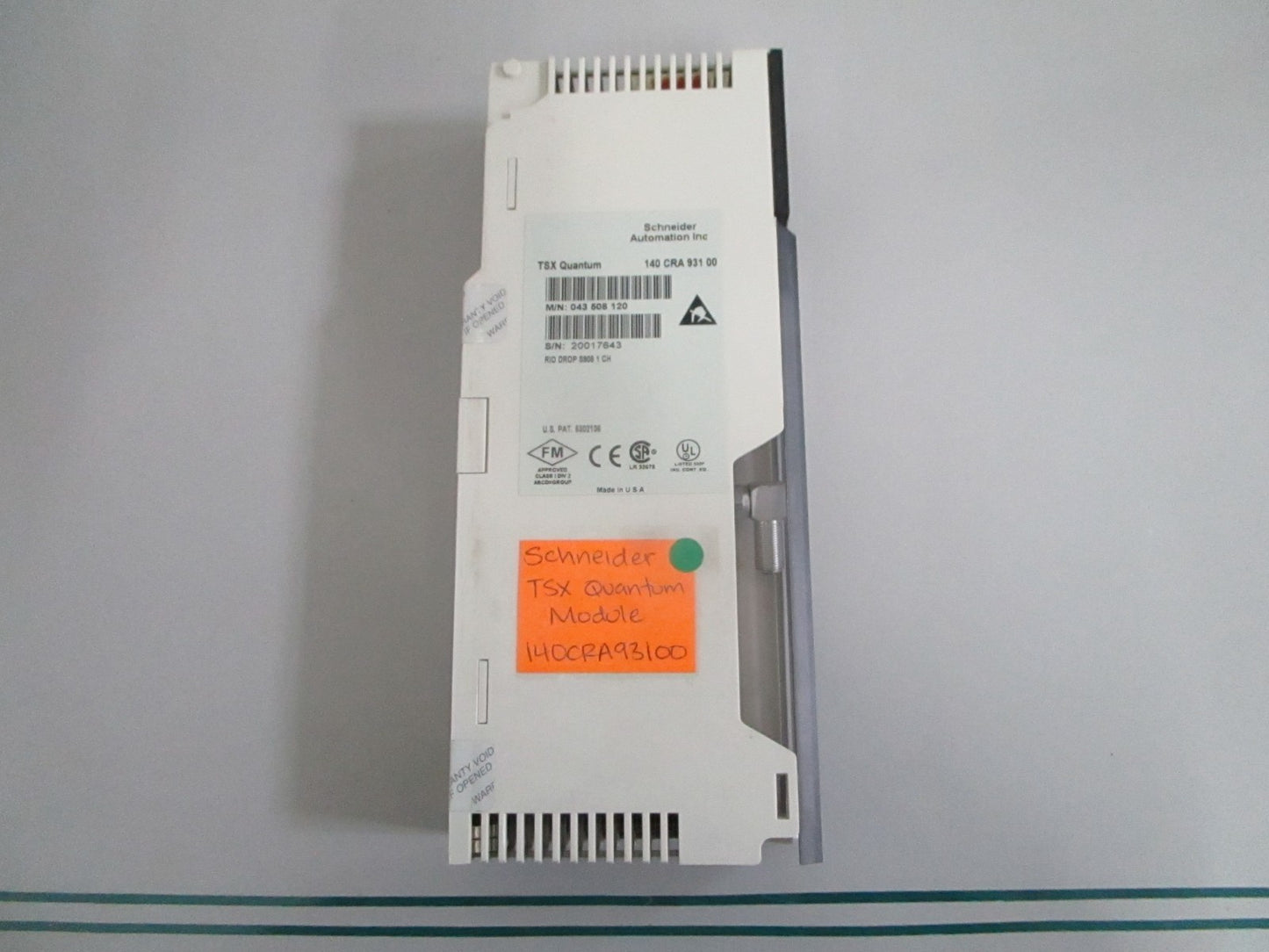 Schneider 140CRA93100 Modicon Quantum RIO Drop Adaptor Module NEW OEM 0820