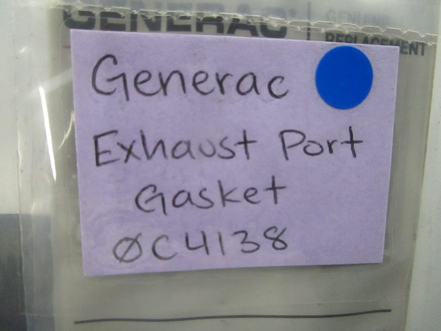 *NEW OEM* (LOT OF 2) 0810 Generac Exhaust Port Gasket 0C4138