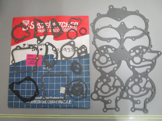 *NEW OEM* 0820 OMC Johnson Evinrude Gasket Set 379381 0379381