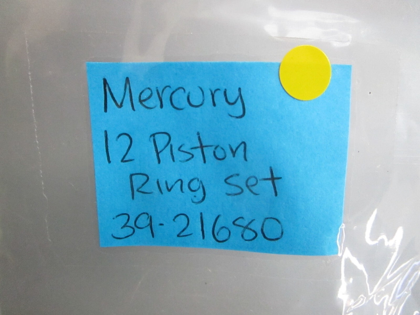 *NEW OEM* 0820 Mercury Quicksilver 12 Piston Ring Set 39-21680