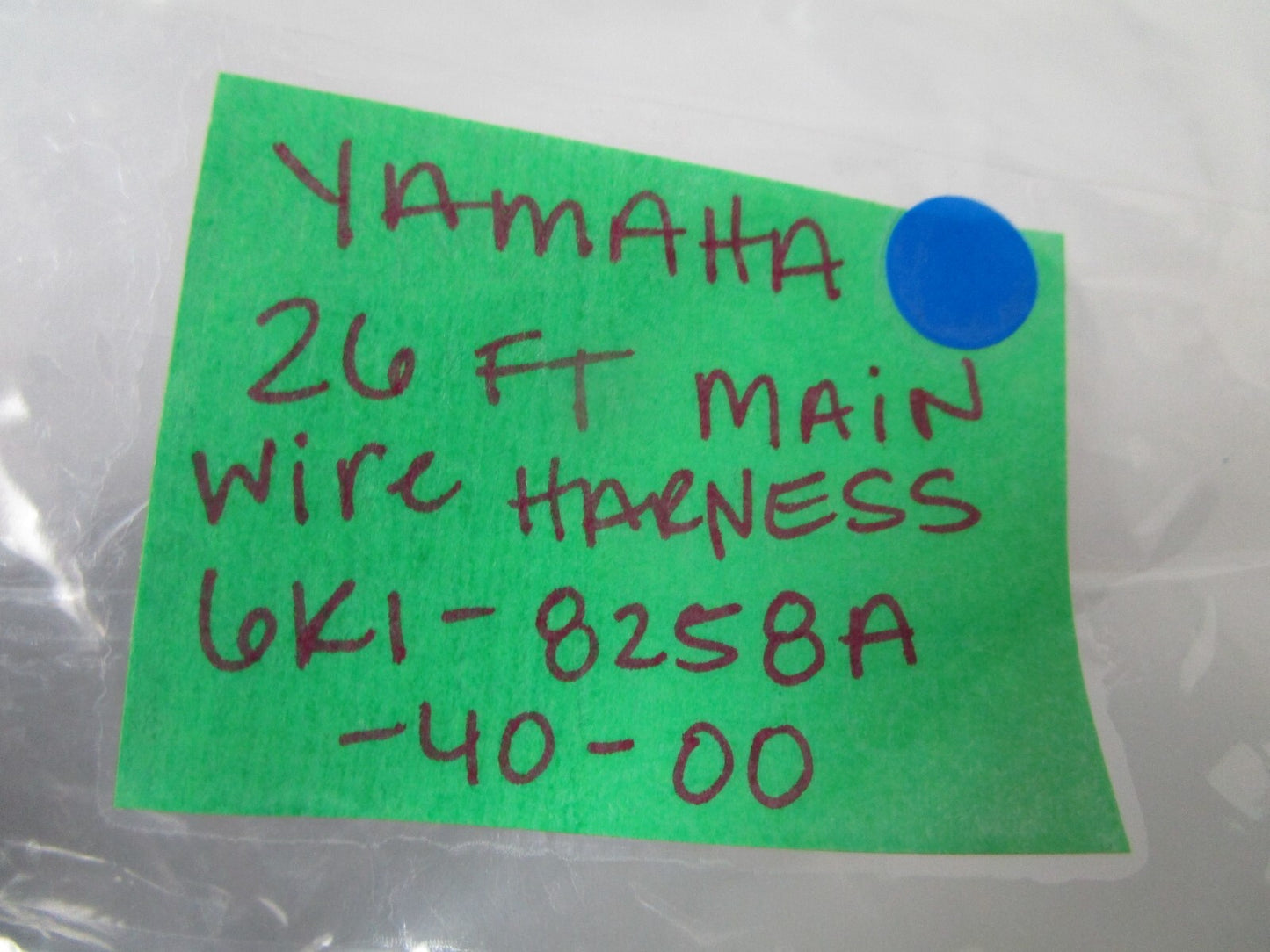 *NEW OEM* 0720 Yamaha 26ft Main Wire Harness 6K1-8258A-40-00