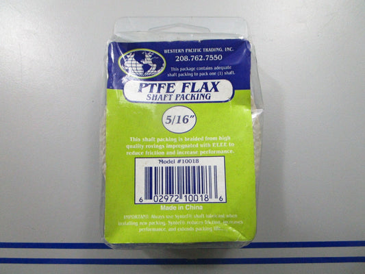 *NEW* 0810 Western Trading 5/16" PTFE Flax Shaft Packing 10018