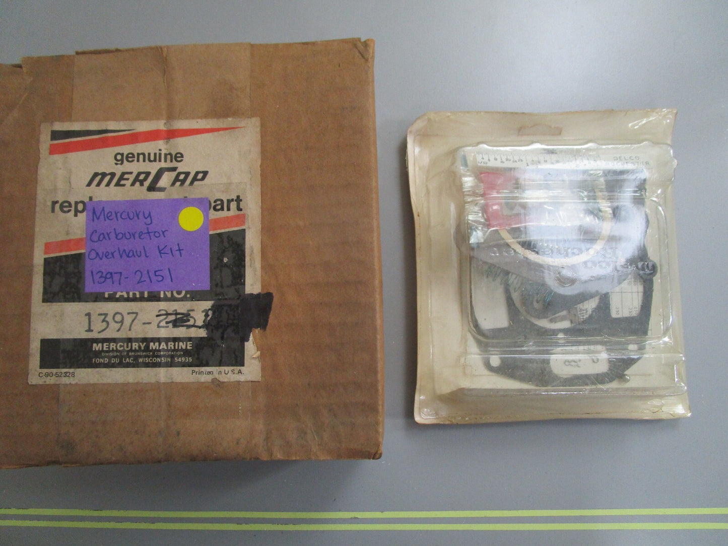 *NEW OEM* 0820 Mercury Quicksilver Carburetor Overhaul Kit 1397-2151