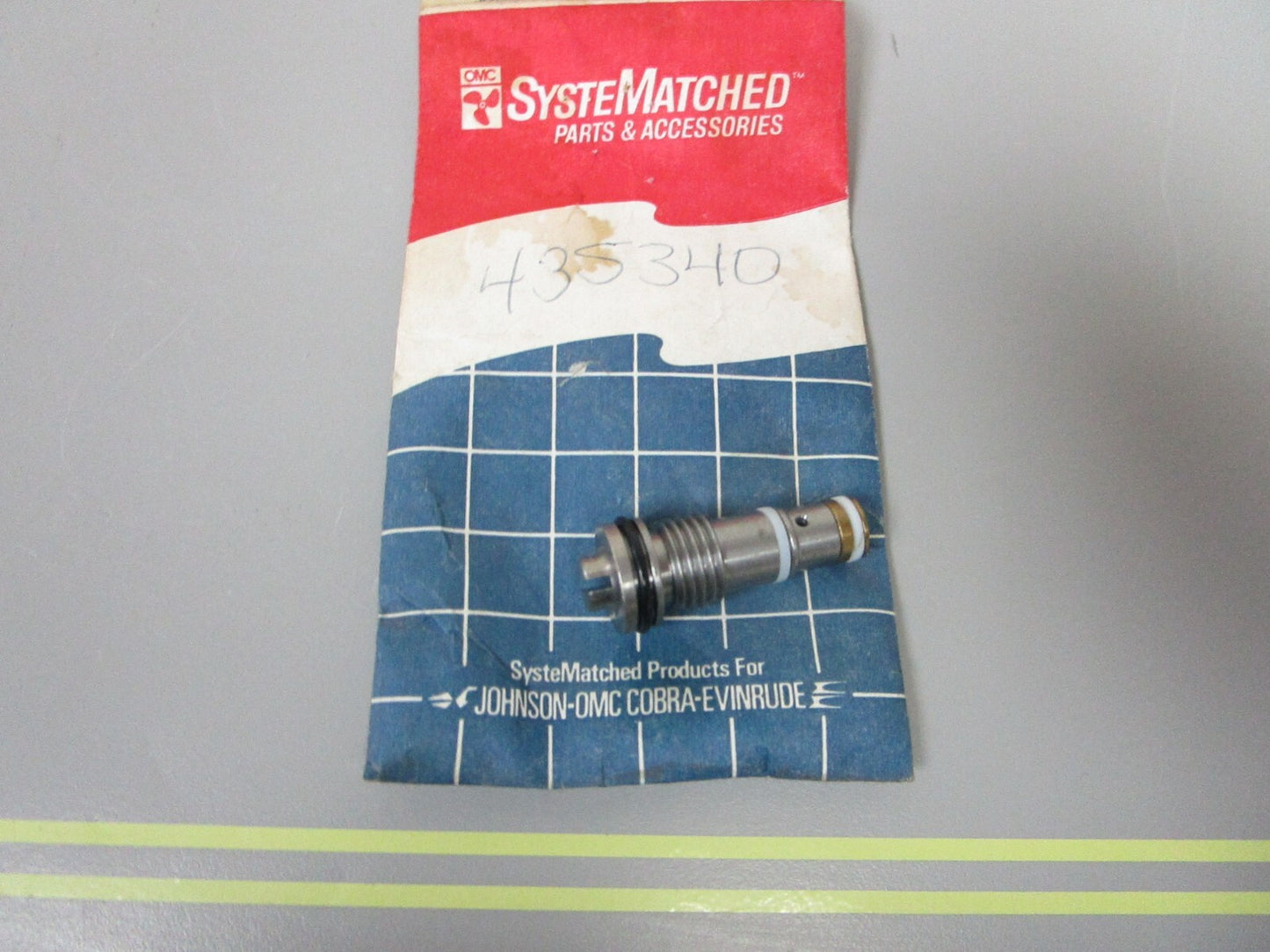 *NEW OEM* 0720 OMC Johnson Evinrude Manual Release Valve 435340 0435340